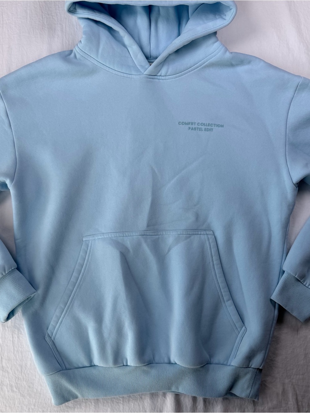 Comfrt Pastel Edit Hoodie S Baby Blue Collection Sweatshirt Oversized